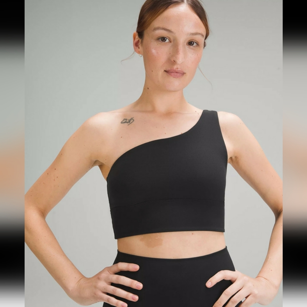lululemon Align™ Asymmetrical Bra Light Support, A/B Cup - BLACK